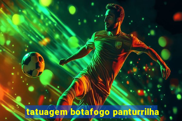 tatuagem botafogo panturrilha